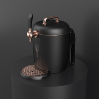 Mini distributeur de bière artisanale 6L avec robinet en acier inoxydable et poignée métallique haut de gamme pour bière