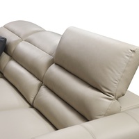 Meubles Foshan canapé sectionnel en cuir inclinable canapé de salon inclinable en L forme moderne luxe canapé inclinable électrique ensemble
