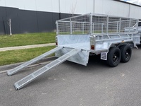 Remorque benne hydraulique 10*5 Essieu tandem galvanisé 3500kg ATM | Freins électriques | Capacité de charge de 2400kg