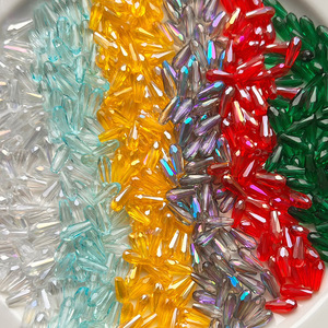 Alta calidad 4*9mm DIY cristal joyería accesorios <span class=keywords><strong>gotas</strong></span> de <span class=keywords><strong>agua</strong></span> uso para cortina de puerta - Product Image 1