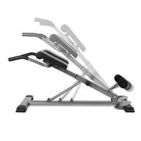 Chaise romaine réglable pour exercices abdominaux, banc pliable avec cadre métallique, capacité 120 kg, logo personnalisé, entraînement de sécurité, usage domestique, unisexe
