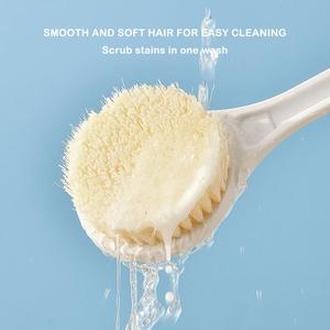 Spazzola da bagno manico lungo morbido per capelli da bagno e retro per bagno spazzole per il corpo fango spazzola per massaggio - Product Image 4