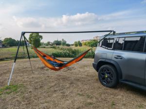 SUV extérieur Portable réglable en alliage d'aluminium Camping hamac support Durable 1-2 personne pour la randonnée et le voyage - Product Image 5