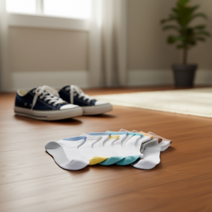 Calcetines DB Wonder Nation para Hombre, Paquete de 10, Acolchados, con Soporte de Arco, Mezcla de Algodón, para Uso Diario Informal - Product Image 2