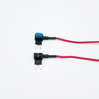 Mini porte-fusible APM pour circuit additionnel, adaptateur de lame de fusible de voiture 12V 32V en cuivre, profil bas, sans fusible inclus, pour caméra de tableau de bord