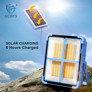 Gcots cắm trại siêu sáng xách tay năng lượng mặt trời dẫn Đèn sạc chiếu sáng khẩn cấp cho vườn không thấm nước IP54 lũ đèn - Product Image 2