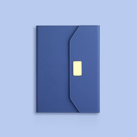 Agenda quotidien et mensuel personnalisé en cuir PU avec logo imprimé A5, carnet à couverture rigide, coffret cadeau