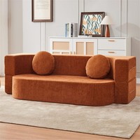 Canapé-lit modulable moderne en mousse, design pliable et compressible, pour salon domestique - Vente en gros usine
