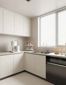 Service de personnalisation de toute la maison, cuisine moderne en aggloméré, mobilier de cuisine minimaliste de luxe pour villa - Product Image 1