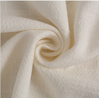 Tissu en lin délavé lourd - Mélange de lin et coton biologique 371 g/m² pour vêtements et textiles de maison, prêt à être expédié