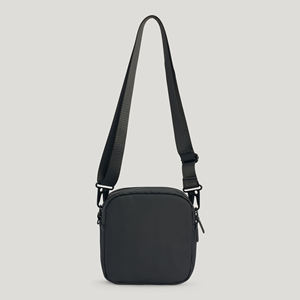 Bolsa de Hombro Individual de PU Resistente al Agua Personalizada al por Mayor, Bolsos de Mensajero Veganos Modernos, Mini Bolsa Cruzada para Hombre - Product Image 4