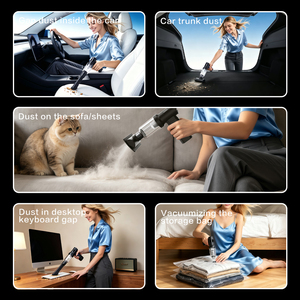 4 in 1 Mini Cordless Powerful Car <b>Vacuum</b> Cleaner 15000Pa Hand Held Portable Battery Powered Wireless Auto Vehicle <b>Vacuum</b> Cleaner - Product Image 3