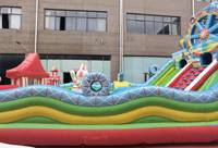 Château gonflable commercial sur mesure 12*6*6m avec toboggan, en PVC, pour adultes et enfants, avec souffleur d'air Apexscn