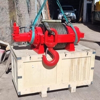 Cabrestantes Hidráulicos para Redes de Pesca de 15 y 10 Toneladas, Cabrestante de Arrastre para Rescate en Carretera, Camión de Recuperación, Cabrestante de Cable de 20 Toneladas