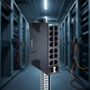 สวิตช์ Moxa SDS-3016-2GSFP แบบจัดการได้ 16 พอร์ต อีเธอร์เน็ต สำหรับติดตั้งบนราง DIN สำหรับอุตสาหกรรมและองค์กร - Product Image 3