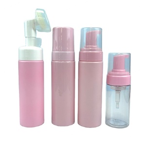 100ml Black <b>Bottle</b> <b>Empty</b> Skincare Facial Cleanser Mousse <b>Bottles</b> Packaging Cosmetic <b>Plastic</b> Foam Soap Dispenser Foam Pump <b>Bottle</b> - Product Image 6