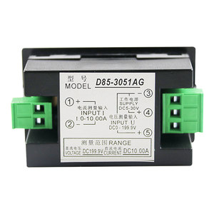 D85-3051AG Vôn kế Ampe kế kép hai màu LCD hiển thị kỹ thuật số điện áp hiện tại <span class=keywords><strong>Meter</strong></span> Bảng điều chỉnh mét - Product Image 3