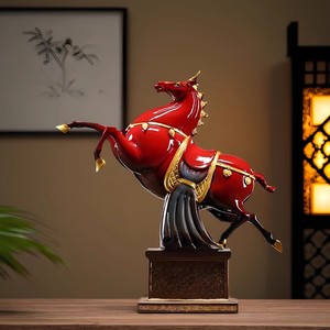 The Charger Don Horse Articles de décoration, Ornement pour salon, Céramique artisanale créative pour la maison et le bureau - Product Image 1