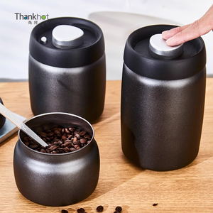 Vacare 304 Stainless Steel Metal <b>Vacuum</b> <b>Canister</b> for Coffee and Tea Food Safe Material with Freshness Preservation - Product Image 6