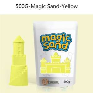 Jeu de sable d'intérieur personnalisé pour enfants 500g Magic Bee Wax Educational Space Dynamic Sand Build Game Sand - Product Image 3