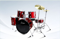 Wholesale China Beginner Percussion Musical Instruments Wood Cheap Drum Set Professional Acoustic Drums