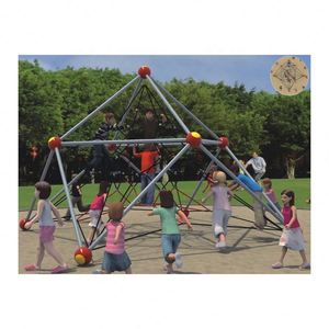 Túnel de Juegos Infantil para Exteriores con Red de Alambre y Tobogán de Acero Inoxidable, con Descuento - Product Image 3
