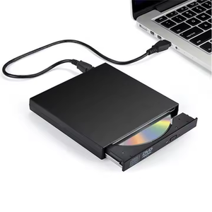 Grabadora de <span class=keywords><strong>CD</strong></span>-RW <span class=keywords><strong>Externa</strong></span> Universal USB 2.0, Unidad de Disquete, Lector/Reproductor de <span class=keywords><strong>DVD</strong></span>/<span class=keywords><strong>CD</strong></span> Integrado sin Controladores - Product Image 1