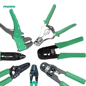 Prowin đa chức năng mùa xuân Cấu trúc điện moudlar cắm 6P/8P dây crimper mạng cáp Uốn tóc bồng công cụ Kit