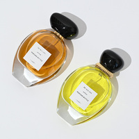 Flacon de parfum de luxe 30ml 50ml 75ml 100ml en verre transparent vide avec pulvérisateur et autocollants personnalisés – Ensemble complet d'emballage cosmétique