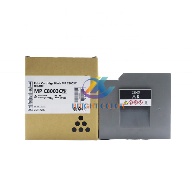 Factory Price High Quality Color Toner Cartridges MPC8003 Compatible for Ricoh MPC6503 8003 IM C6500 C8000 Copier Toner