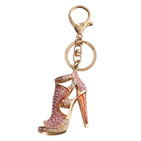 Porte-clés en métal d'usine d'origine Mini chaussures pour femmes chaussures à talons hauts pendentif porte-clés chaîne à breloques