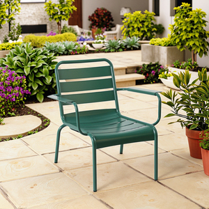 Sillas de <span class=keywords><strong>Aluminio</strong></span> para Restaurante, Sillas de Jardín con Brazos para Club - Product Image 1