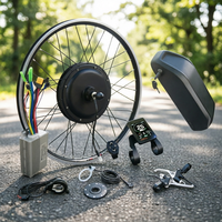 Kit de moteur de moyeu avec écran couleur LCD UKC1 pour vélo électrique QS 205 V3 Sabvoton avec batterie au lithium 500W