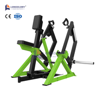 Appareil de musculation professionnel de haute qualité : Machine à rames verticale en acier épais pour l'entraînement des bras et des pectoraux en position assise, idéale pour la salle de sport