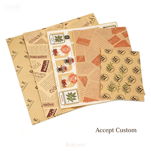 Feuille de papier kraft imprimé anti-graisse 2026 pour l'emballage alimentaire - Product Image 6