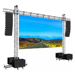 จอ LED ให้เช่ากลางแจ้งแบบ HD P3.91 สีเต็มรูปแบบ ฉากหลังเวทีเคลื่อนที่ได้ จอ LED ขนาดใหญ่สำหรับเวทีแสดงผลในสนามบิน - Product Image 1