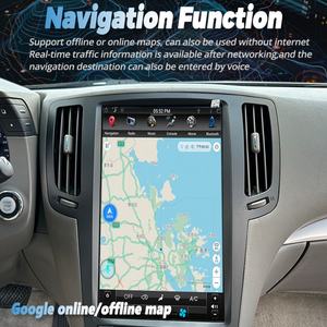 Écran Android Tesla 13,6 pouces 2din pour INFINITI G37 2007-2013, GPS, Carplay, lecteur multimédia vidéo, autoradio, système de navigation, unité principale - Product Image 3