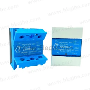 Penjualan laris DC-AC solid-state S0965460 24-600VAC 50A SO965460 modul relay untuk grosir