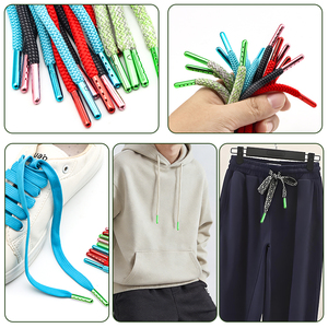 Aglets métalliques personnalisés en gros, embouts <span class=keywords><strong>de</strong></span> cordon creux en alliage pour accessoires vestimentaires, sweats à capuche et vêtements - Product Image 2