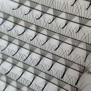 Ventilateurs préfabriqués à base lâche 0.03mm 0.05mm 0.07mm 6D 8D 10D 12D PROMADES cils de ventilateur de Volume avec base enveloppable - Product Image 3