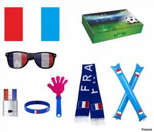 Kit de Animación para Fanáticos de la Selección de Fútbol de Inglaterra para la Copa Mundial de Fútbol 2026: Gafas con Bandera, Pulseras de Aplausos, Pintura Facial y Accesorios de Animación - Product Image 2