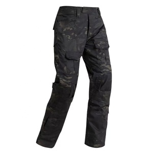 Pantalones Cargo Tácticos para Hombre, Multibolsillos, Ripstop, Soft Shell, Cierre de Cremallera, Talla Grande, para <span class=keywords><strong>Trabajo</strong></span> al Aire Libre, Senderismo, Negro/Caqui/Verde - Product Image 5