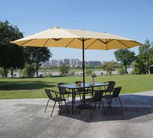 Sombrillas Plegables Modernas de Tres Lados, Resistentes, para Uso en Exteriores, Impermeables y Anti-UV, para Patio y Parque, Venta al Por Mayor de Fábrica - Product Image 6