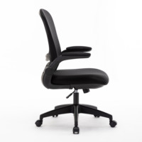 Vente en gros de chaise d'attente de bureau pivotante à hauteur réglable pour salle de réunion chaise de bureau pivotante à mi-dossier