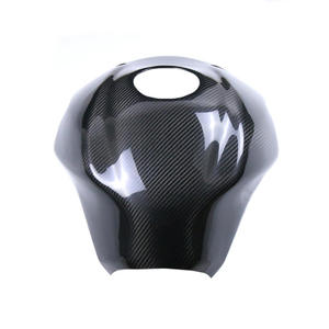 Cubierta de la tapa del tanque de combustible de fibra de carbono seca 3K para Kawasaki Ninja H2 H2R, embellecedor de tanque de motocicleta con acabado brillante o mate, no apto para H2 SX - Product Image 2