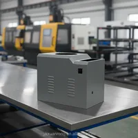 Fabrication sur mesure de plaques et tôles en laiton usinées CNC, pliage, formage, estampage, pièces de boîtier perforées OEM