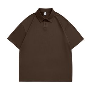 240Gsm Surdimensionné Blanc Femmes Hommes Rouge Polo Imprimé T <span class=keywords><strong>Shirt</strong></span> Hommes Coton Pour Hommes Polo - Product Image 6