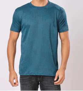 T-shirt à manches courtes pour homme, coupe ajustée, col en U, décontracté, avec imprimé géométrique sur toute la surface - Product Image 4