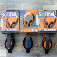 AKZ633 Katlanabilir Kulak Üstü Kablosuz Bluetooth Kulaklık Stereo Bas Kulaklık TF Kart Desteği Dahili Mikrofon Hifi Oyun Kulaklığı