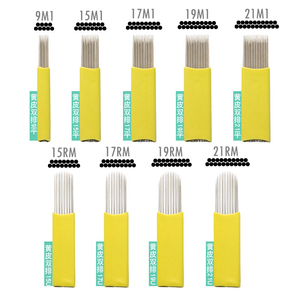 Agujas Manuales para Microshading, Planas M1 RM, Cuchillas Redondas Magnum para Tatuaje de Cejas PMU - Product Image 1